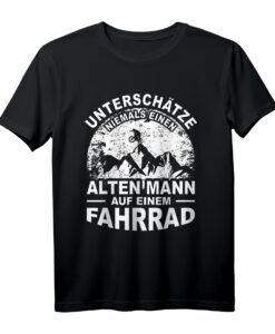 Fahrrad Fahren Radfahrer Alter Mann T-Shirt  Perfektes Radfahrer Outfit für Rentner, Mountainbiker & Radsportfans