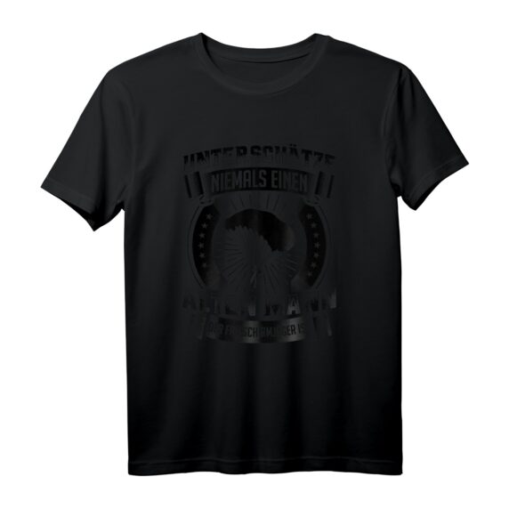 Fallschirmjäger Alter Mann Spruch - Militär Soldaten T-Shirt mit Skydiver Motiv, perfekte Geschenkidee für Veteranen & aktive Soldaten zum Vatertag & Männertag