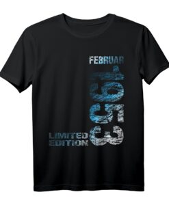 Februar 1953 Mann Frau 71. Geburtstag Limited Edition T-Shirt  Perfektes Jubiläums- und Geburtstagsgeschenk für Männer und Frauen