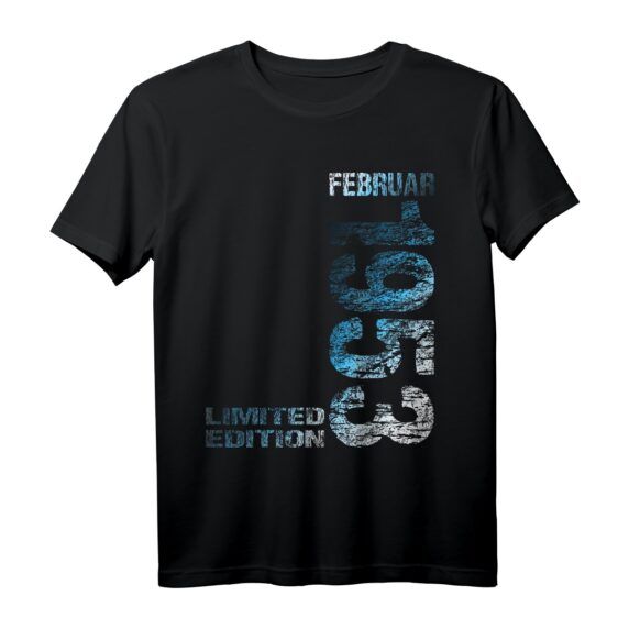 Februar 1953 Mann Frau 71. Geburtstag Limited Edition T-Shirt  Perfektes Jubiläums- und Geburtstagsgeschenk für Männer und Frauen