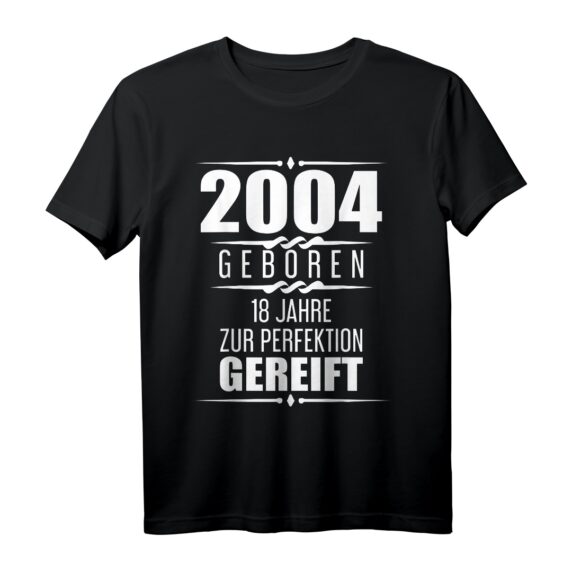Geburtstagsgeschenk 18 Jahre 2004 - Lustiges Geburtstag T-Shirt für Männer und Frauen, Perfekt für die 18. Party