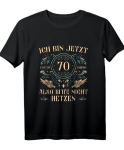 Herren 70 Jahre alt 70er Papa T-Shirt  Lustiges Geschenk und Partydeko zum 70. Geburtstag