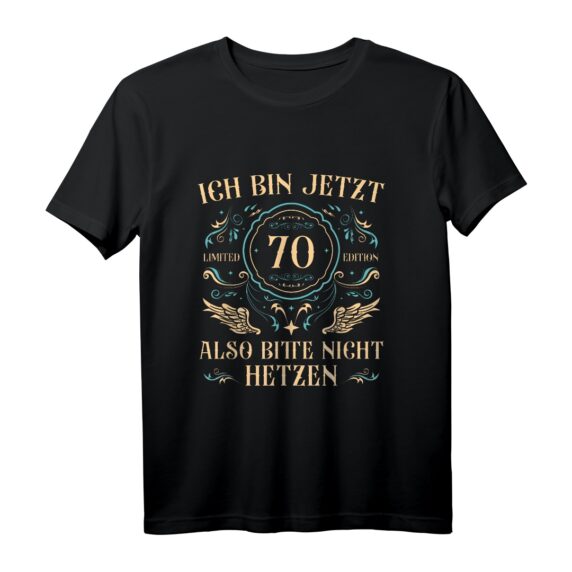Herren 70 Jahre alt 70er Papa T-Shirt  Lustiges Geschenk und Partydeko zum 70. Geburtstag