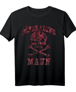 Herren Böser Alter Mann Vater Großvater Totenkopf Skull Geburtstag T-Shirt  Sarkastisches Geschenk für Männer mit Humor, Ironie & Härte