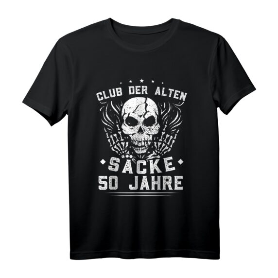 Herren Club der alten Säcke lustiges 50. Geburtstag T-Shirt  Witziges Geschenkidee für Männer zum 50. Geburtstag