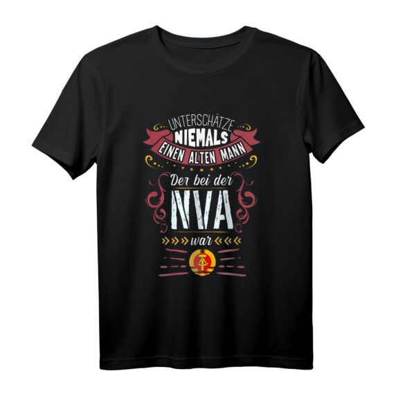Herren DDR Ostdeutschland Ossi Spruch Sachsen Geschenk NVA T-Shirt - Nostalgie & Erinnerungsstück für DDR-Bürger