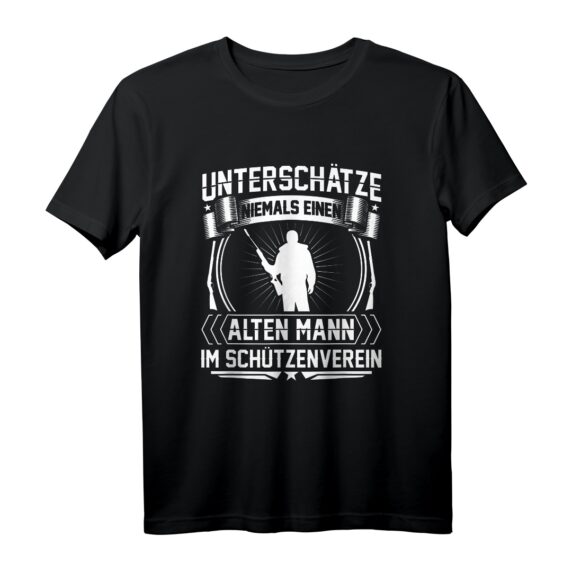 Herren Schießstand Schützenfest Jäger T-Shirt - Perfektes Geschenk für Schützen, Jäger und Sportschützen zu Vatertag, Geburtstag & Weihnachten
