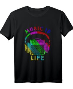 Kopfhörer über Speakerbox Music Lovers Vintage T-Shirt  Perfektes Geschenk für Musiker, Künstler und Musikfans