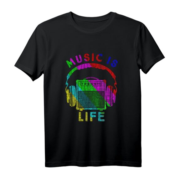 Kopfhörer über Speakerbox Music Lovers Vintage T-Shirt  Perfektes Geschenk für Musiker, Künstler und Musikfans