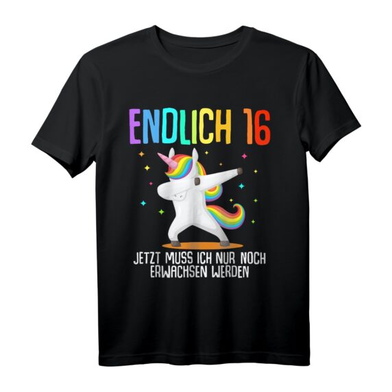 Lustiges 16. Geburtstag T-Shirt für Jungen & Mädchen - Geschenk & Deko für Teenager, 16. Geburtstag 2008