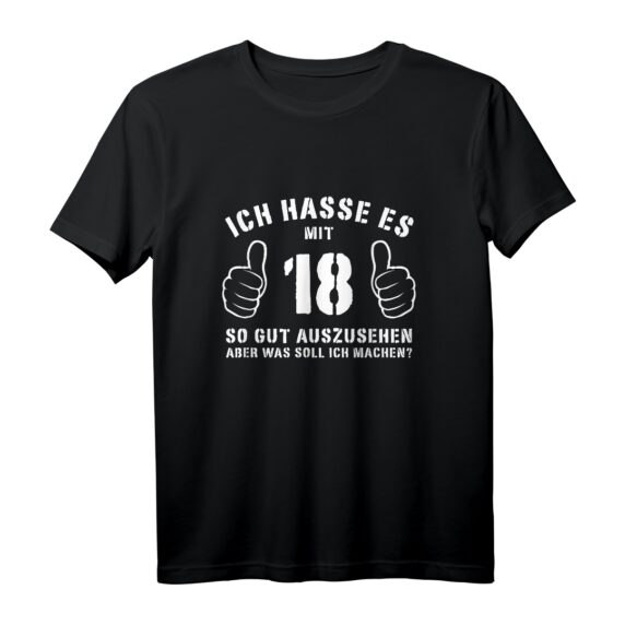 Lustiges 18. Geburtstag Geschenk für Frau & Mann - Vintage Retro T-Shirt für den besonderen Jahrgang & Überraschungsidee