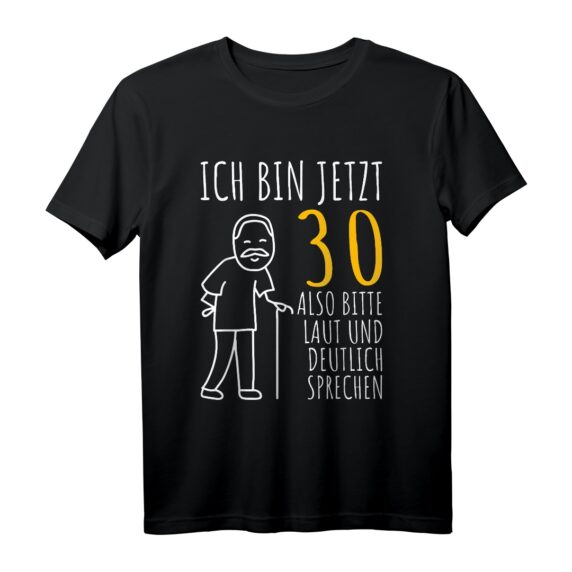 Lustiges 30er Geburtstag T-Shirt für Männer  Originelles Geschenk zum runden 30. Geburtstag