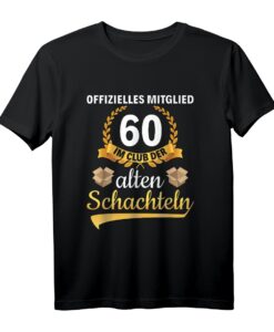 Lustiges 60. Geburtstag T-Shirt für Frauen im alte Schachtel Stil  Perfektes Geschenk und Deko für die Feier