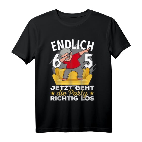 Lustiges 65. Geburtstag T-Shirt für Männer - Opa Design für den runden Geburtstag, perfekte Geschenkidee für den 65. Geburtstag