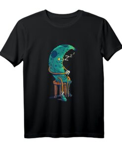 Lustiges Banane T-Shirt - Alte Banane sitzt auf dem Stuhl und schläft, perfektes Geschenk für Schlafmützen und Obstliebhaber