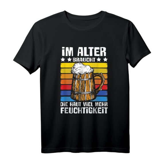 Lustiges Bier Trink Spruch T-Shirt für Männer und Frauen - Das perfekte Geschenk für Bierliebhaber und Trinkfans