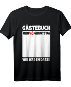 Lustiges Gästebuch zum 40. Geburtstag - Witziges Design für Frauen & Männer, perfekt für Partys & Erinnerungen