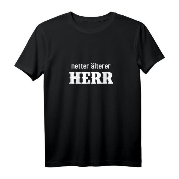 Netter älterer Herr T-Shirt  Lustiges Geburtstagsgeschenk für Männer zum 60. Geburtstag, Senioren & reife Männer