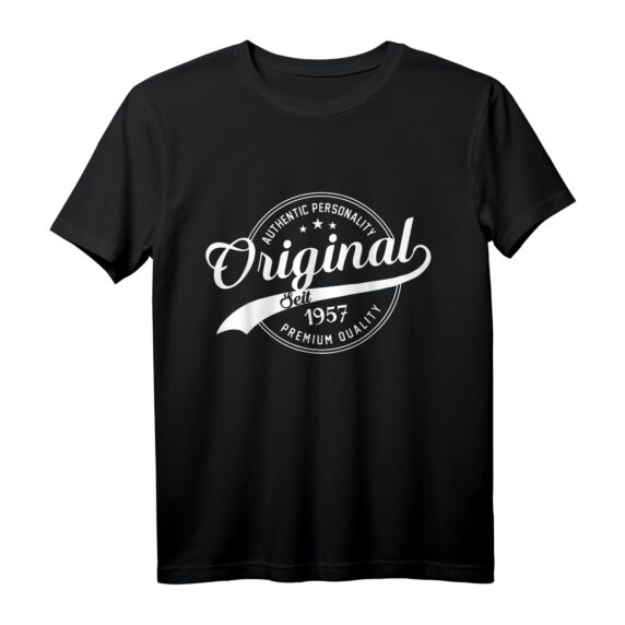 Original Seit 1957 63. Geburtstag T-Shirt  Retro Vintage Geschenk für 63 Jahre alte Männer und Frauen, Geburtstagsgeschenk für den Jahrgang 1957