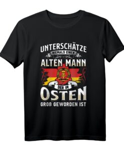 Ossi Geschenk Männer Frauen Ostdeutschland NVA DDR T-Shirt  Nostalgisches Ostdeutschland Shirt für DDR-Bürger, Ost-Identität & Jugendweihe