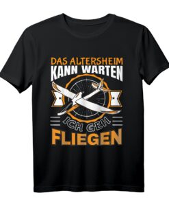 Segelfliegen T-Shirt mit Spruch - Lustiges Segelflugzeug Geschenk für Segelflieger & Flugbegeisterte