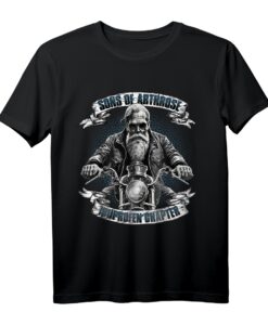 Sons of Arthrose - Ibuprofen Chapter Biker Motorradfahrer T-Shirt für alte und junge Motorradfans mit Humor