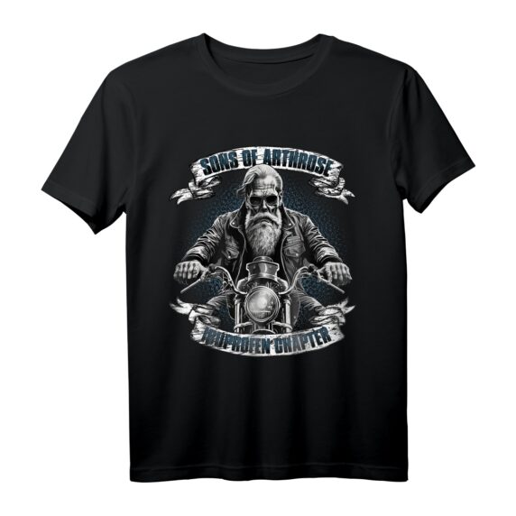 Sons of Arthrose - Ibuprofen Chapter Biker Motorradfahrer T-Shirt für alte und junge Motorradfans mit Humor