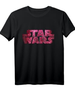 Star Wars Pink Glitter Logo T-Shirt - Offizielles Merchandise für Männer, Frauen, Jungen und Mädchen