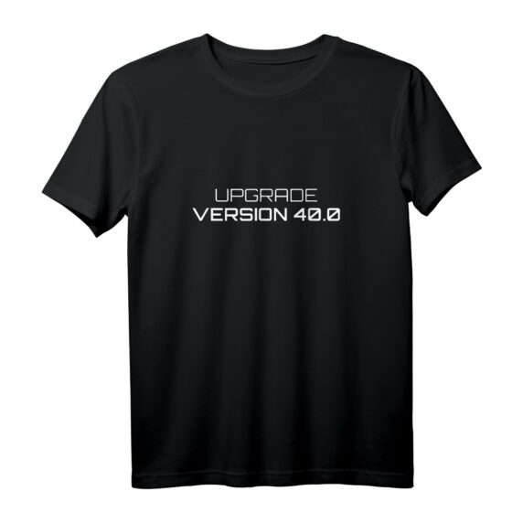 Version 40.0 Grafik - Lustiges Geekiges Geburtstag T-Shirt für den 40. Geburtstag, ideal für Ingenieure, Softwareentwickler & Technikfreaks