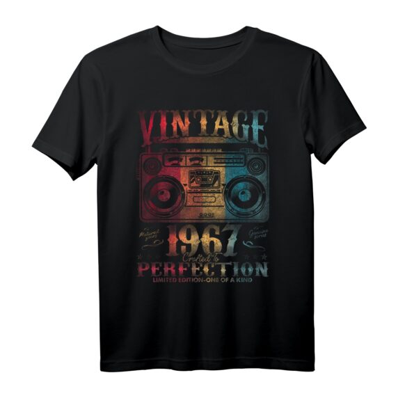 Vintage 1967 Limited Edition 55 Jahre alt Geburtstag T-Shirt  Perfektes Geschenk für Jungen, Mädchen, Männer & Frauen zum 55. Jubiläum