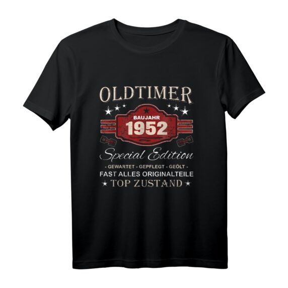 Vintage 72. Geburtstag Opa Witze Baujahr 1952 T-Shirt - Perfektes Geschenk für den coolen Opa mit Humor und Oldtimer-Fan