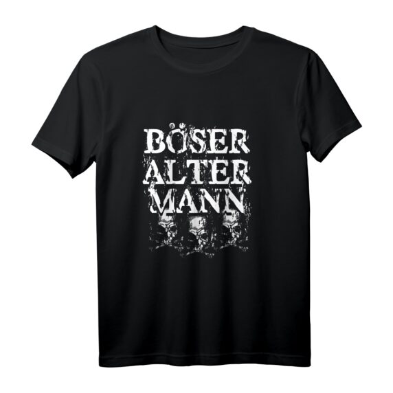 Vintage Totenkopf Langarmshirt für Männer  Cooles Geschenk für Opa, Großvater & echte Kerle zum Geburtstag