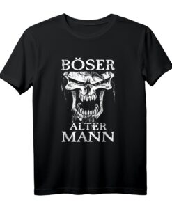 Wikinger mit Spruch - Lustiges Böser Alter Mann T-Shirt für Vater, Opa & Ehemann  Perfektes Geschenk zu Geburtstag, Weihnachten & Vatertag