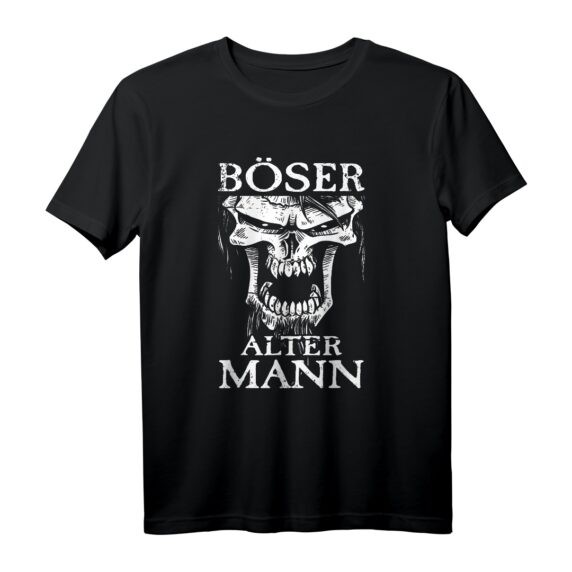 Wikinger mit Spruch - Lustiges Böser Alter Mann T-Shirt für Vater, Opa & Ehemann  Perfektes Geschenk zu Geburtstag, Weihnachten & Vatertag