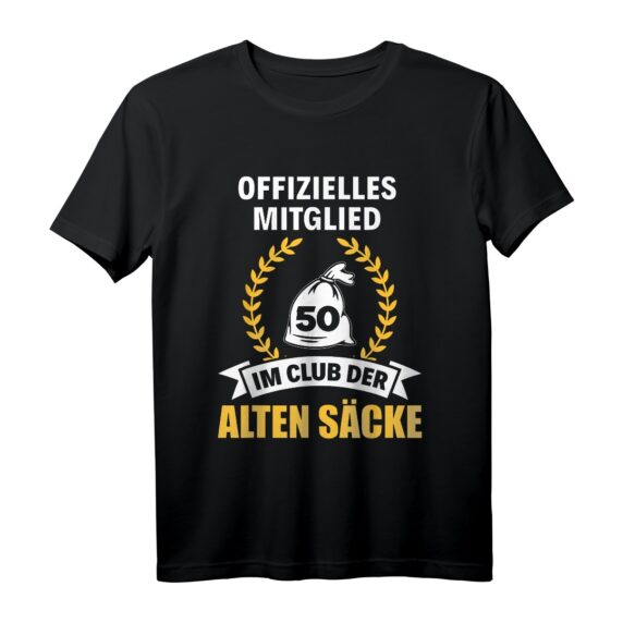 Willkommen im Club der alten Säcke - Lustiges 50. Geburtstag T-Shirt für Männer als Geschenk & Party-Outfit